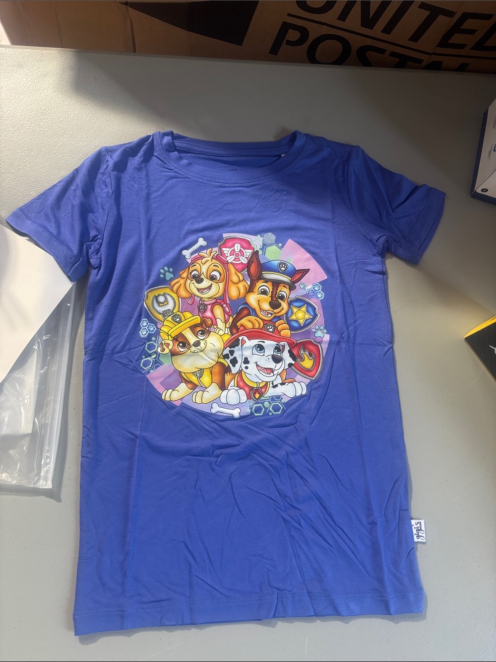 Gigis closet 7/8 paw patrol tee